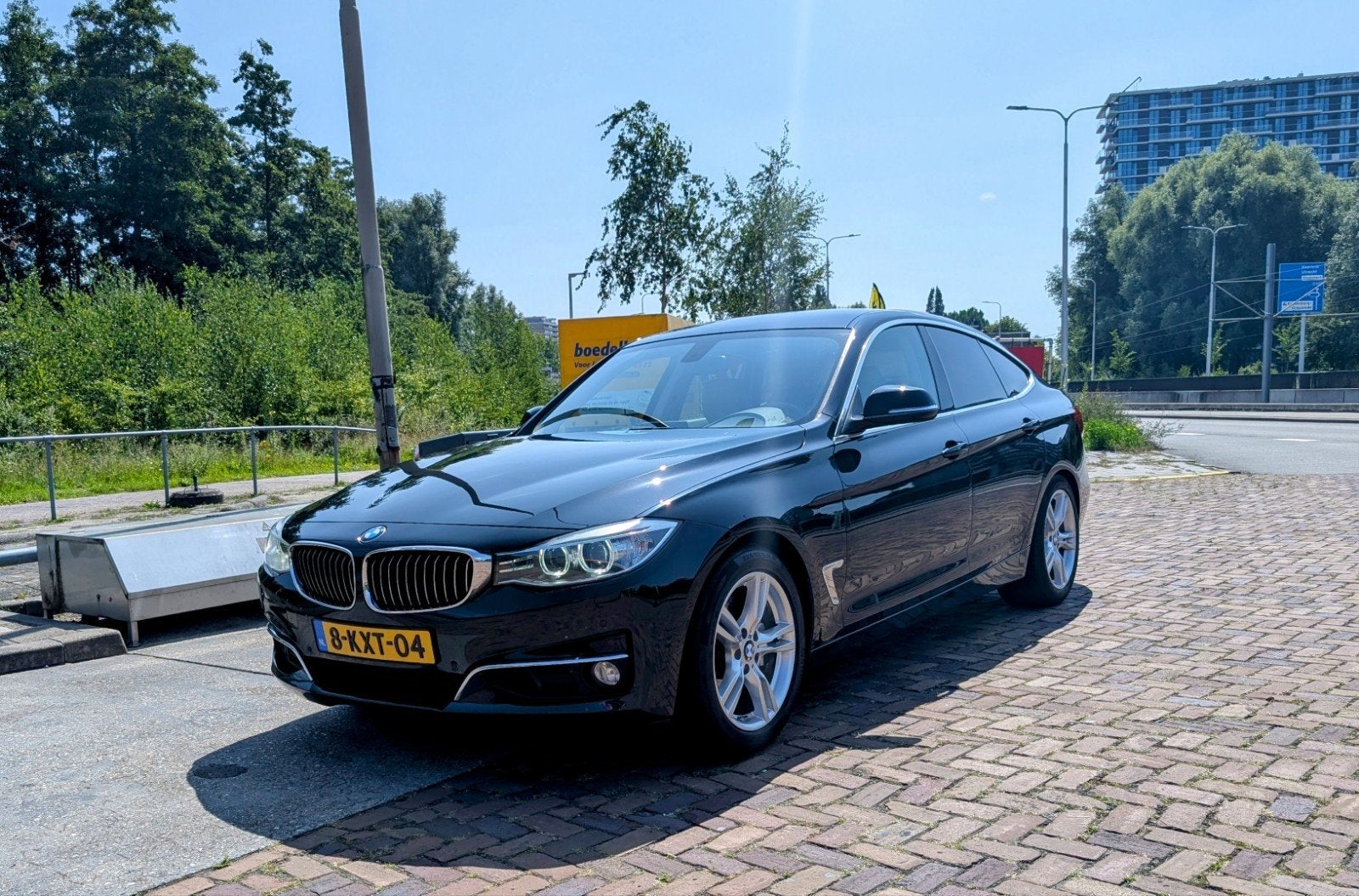 BMW 3-Serie GT 335I Aut8 2013 Zwart, Achterwielaandrijving, Zwart, Origineel Nederlands, 93 €/maand
