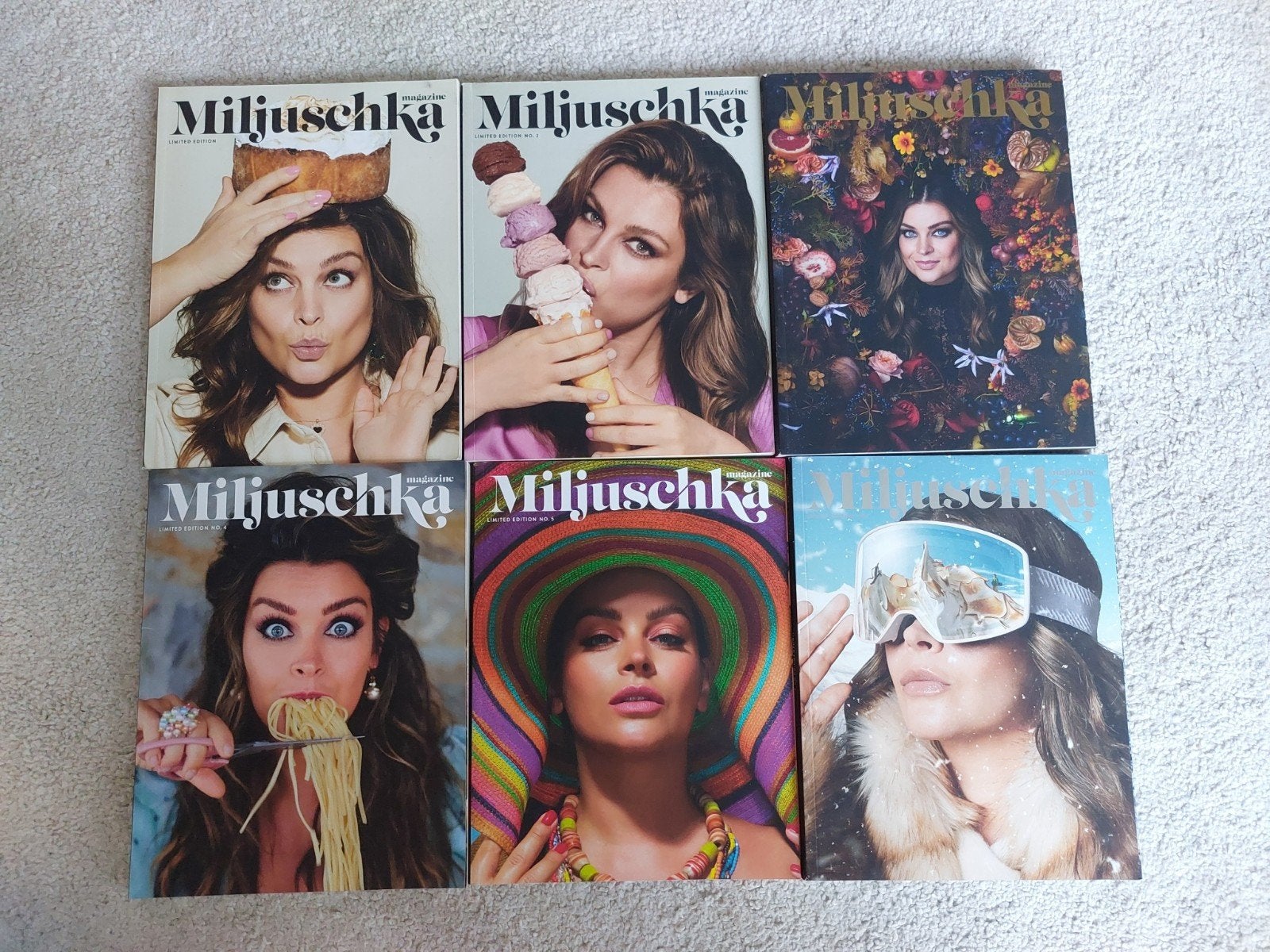 Miljuschka Magazine - Edities 1 t/m 6, Boeken, Tijdschriften en Kranten, Verzenden, Zo goed als nieuw, Glossy