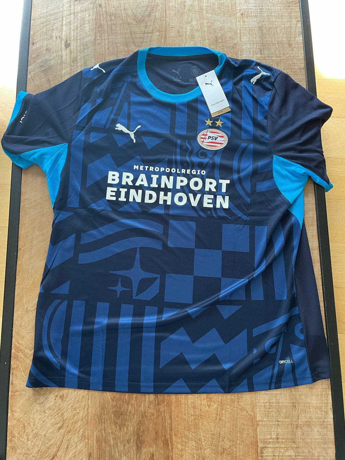 PSV 3e XL shirt seizoen 26/27 (ongedragen), Blauw, Nieuw, Overige maten, Ophalen of Verzenden