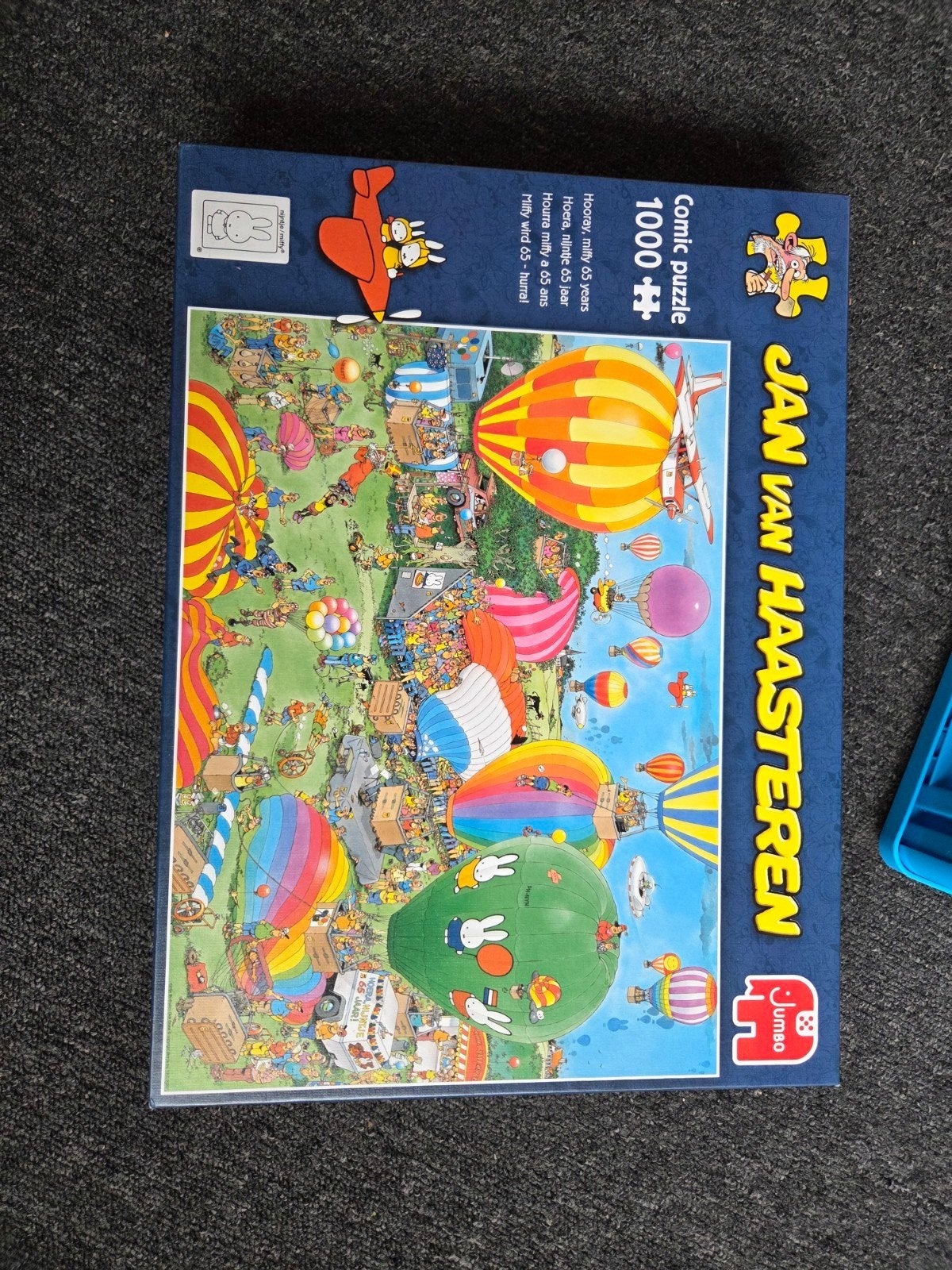 Jan van Haasteren Comic Puzzel 1000 stukjes Nijntje, Ophalen of Verzenden, 500 t/m 1500 stukjes, Zo goed als nieuw, Legpuzzel