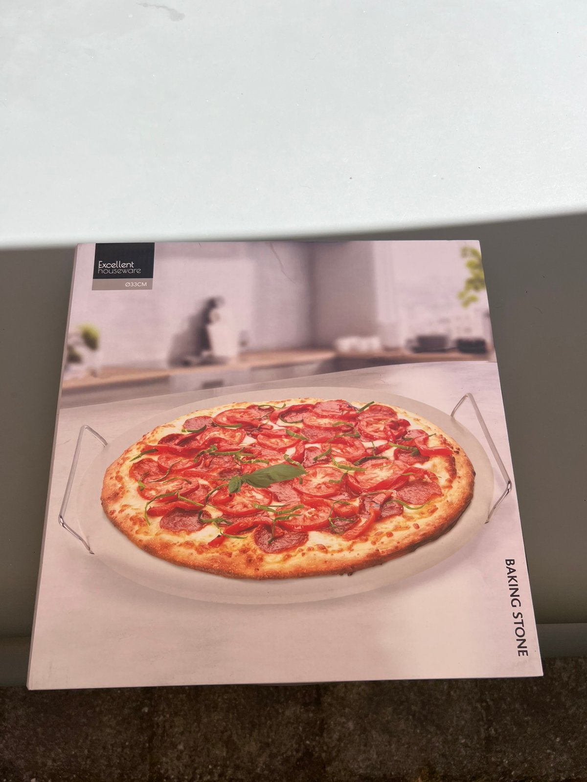 Pizzasteen 33cm - nieuw in ongeopende verpakking, Ophalen, Zo goed als nieuw