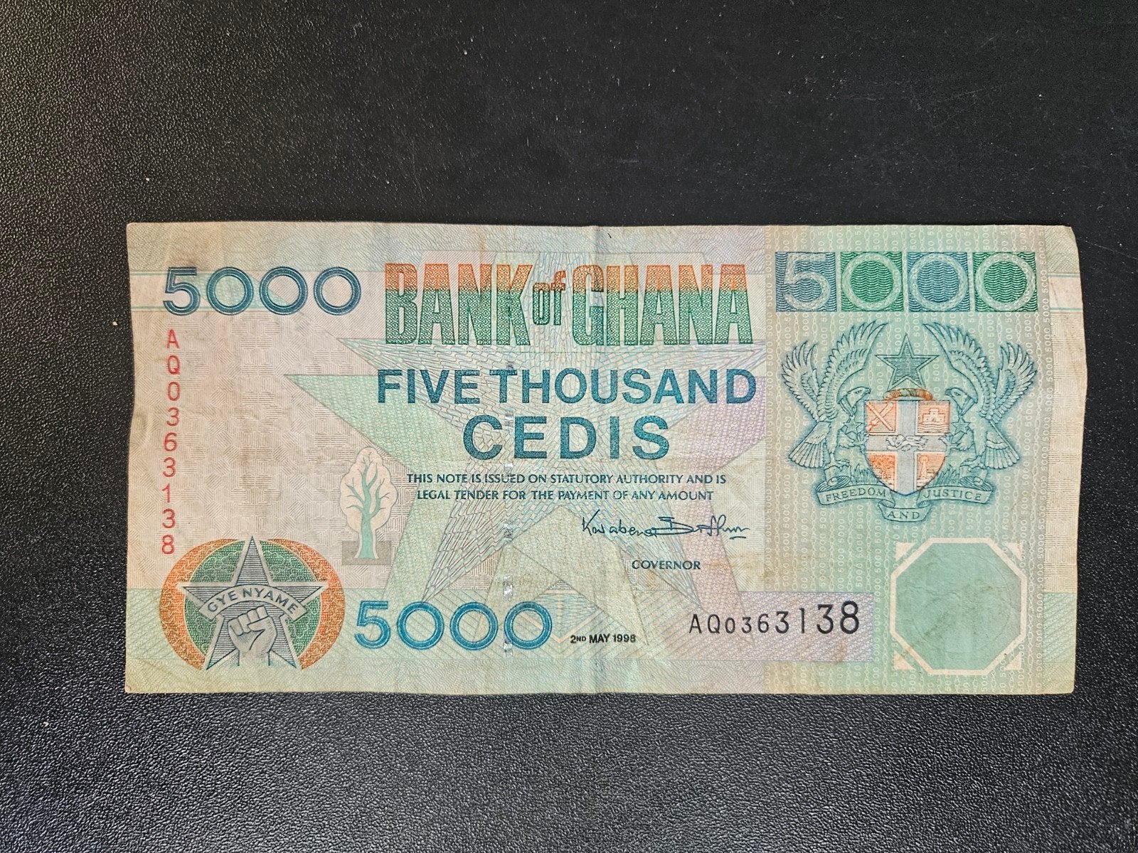 Ghana pick 34c 1998, Postzegels en Munten, Bankbiljetten | Afrika, Ophalen of Verzenden, Overige landen, Los biljet
