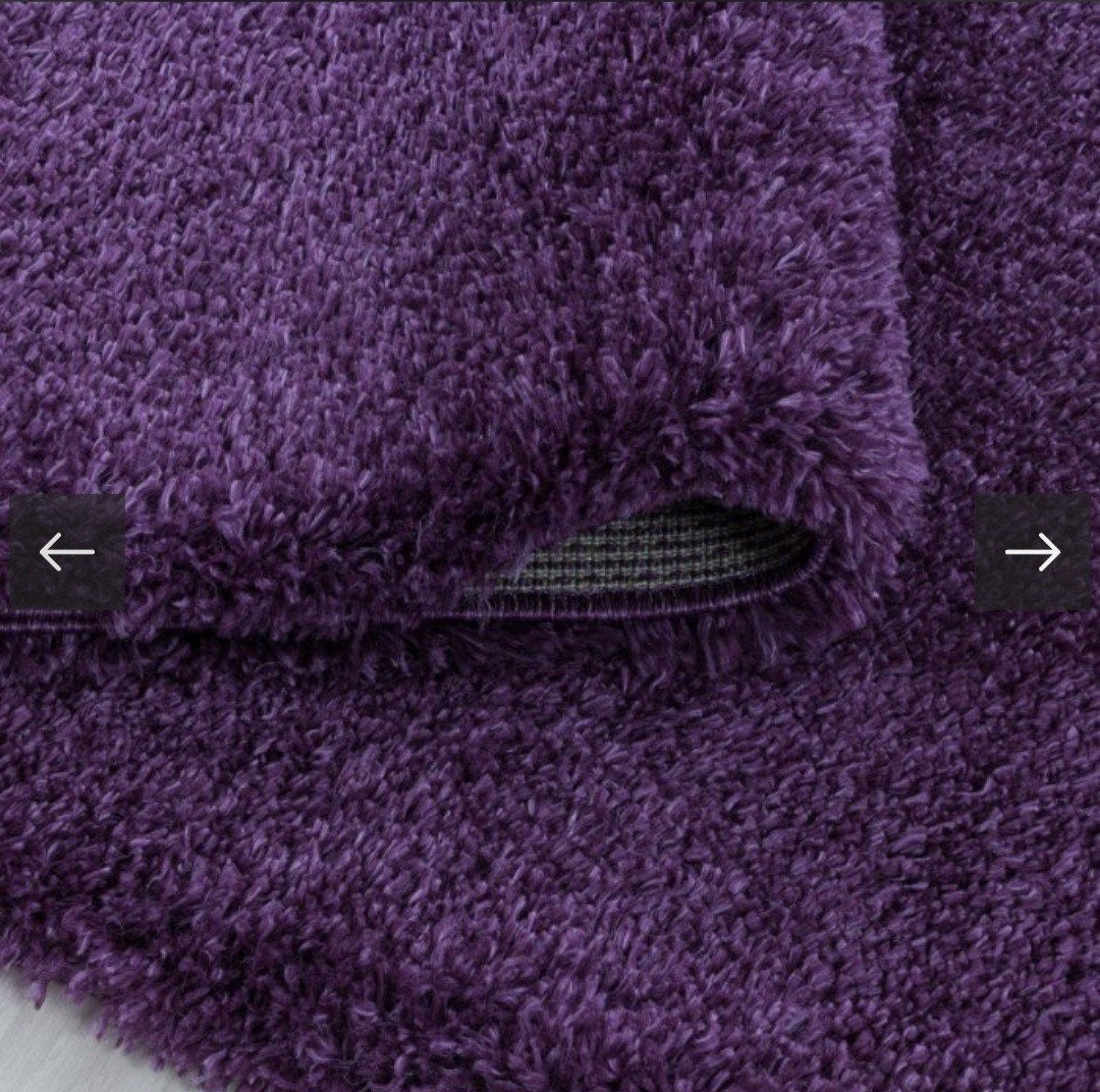 Vloerkleed Fluffy 80x150 hoogpolig lila super zacht nieuw!, Nieuw, 150 tot 200 cm, Super zacht comfortabel kwaliteit warm gezellig