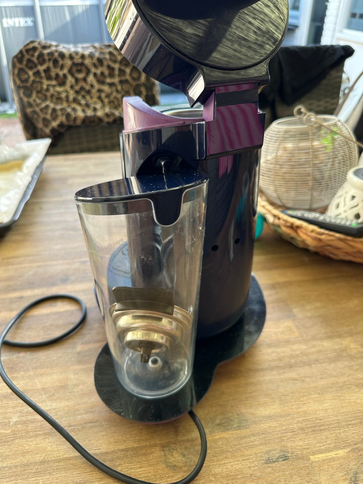 Philips Senseo HD7870 Koffiezetapparaat - Paars, Witgoed en Apparatuur, Ophalen, Gebruikt, Koffiemachine, 2 tot 4 kopjes