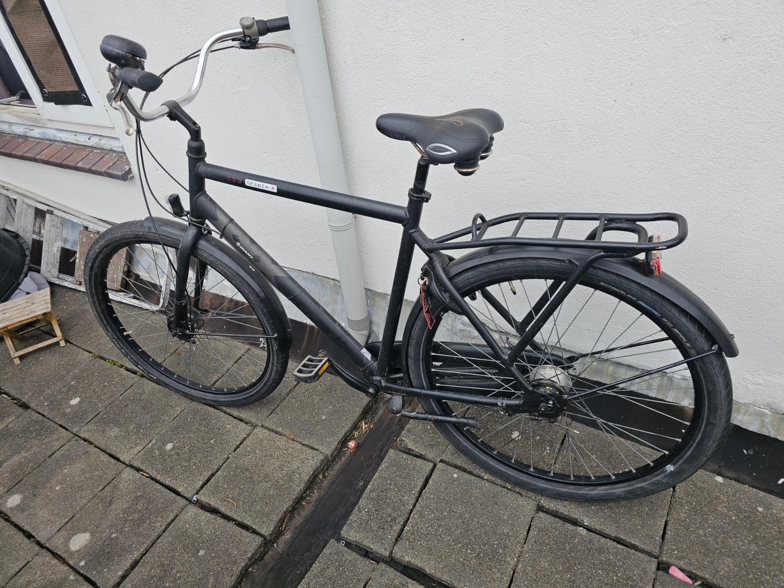 Giant triple X stadsfiets, Fietsen en Brommers, Fietsen | Heren | Herenfietsen, Ophalen, Gebruikt, Versnellingen, Giant