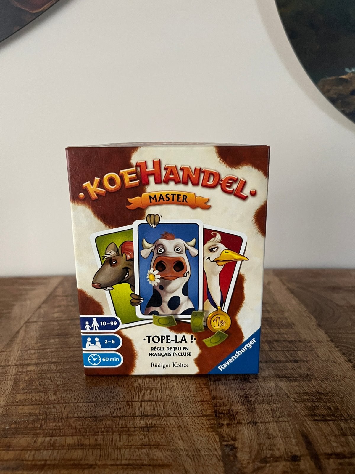 Koehandel Master - Ravensburger Kaartspel, Drie of vier spelers, Ophalen of Verzenden, Zo goed als nieuw