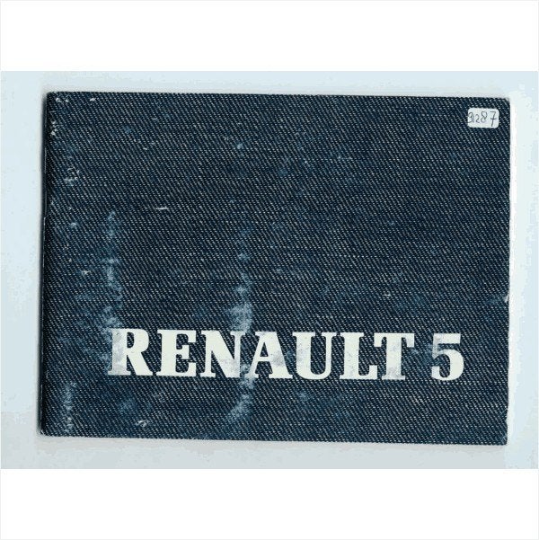 Renault 5 Instructieboekje 1985 #1 Frans, Ophalen of Verzenden