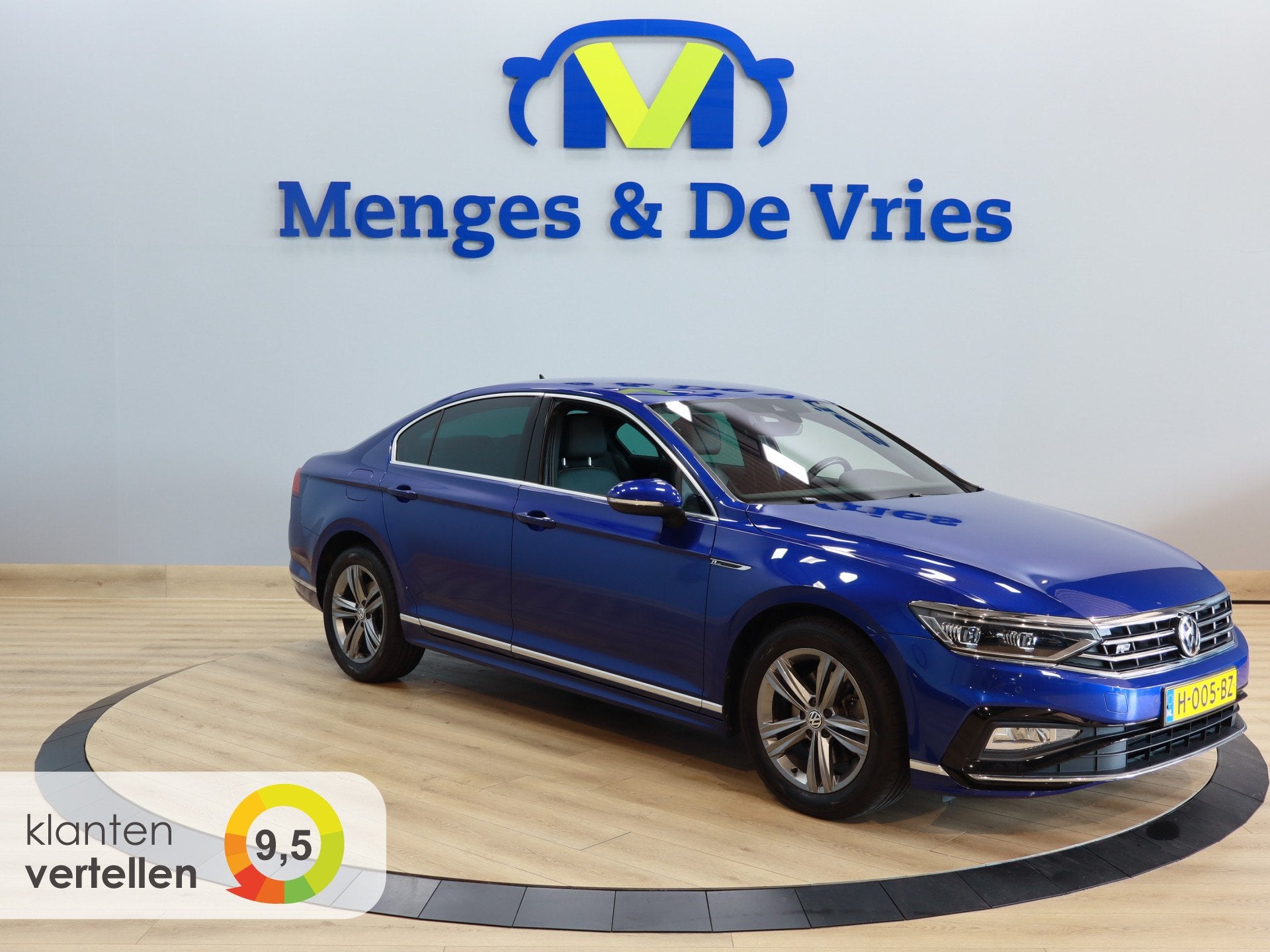 Volkswagen Passat 1.5 TSI Elegance Business R Airco ECC | R, 12 maanden, 4 cilinders, Blauw, Origineel Nederlands