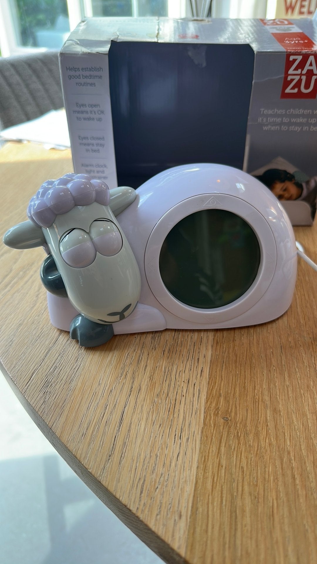 Zazu slaaptrainer schaap, Witgoed en Apparatuur, Wekkers, Ophalen of Verzenden, Zo goed als nieuw