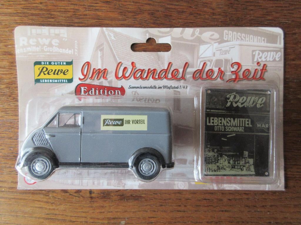 Modelauto DKW van " REWE ", Ophalen of Verzenden, Nieuw, Auto, Overige merken
