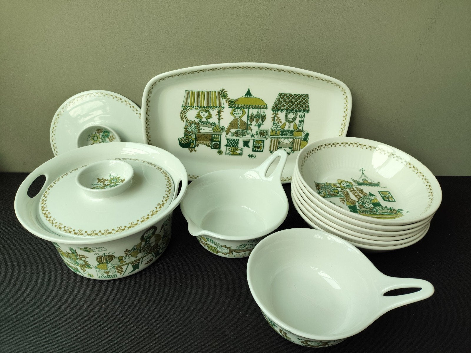 Servies Figgio Norway, Antiek en Kunst, Ophalen of Verzenden