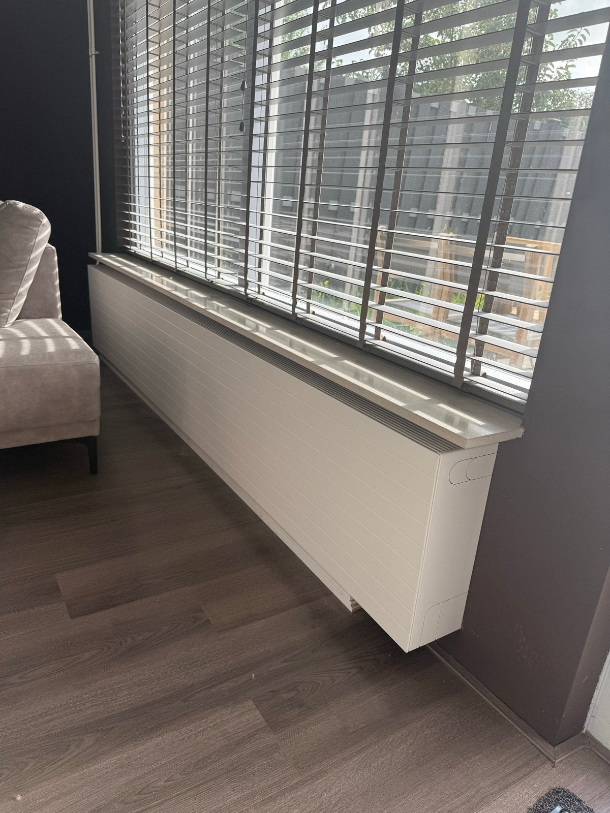 Sentimo radiator ombouw 265x45x16cm - Dubbele radiator, Ophalen, 30 tot 80 cm, Gebruikt, Radiator