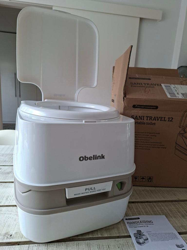 Portable toilet Sani Travel 12 nieuw!, Caravans en Kamperen, Ophalen, Nieuw