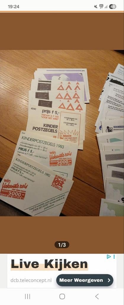 Kinderzegels, Tickets en Kaartjes, Eén persoon