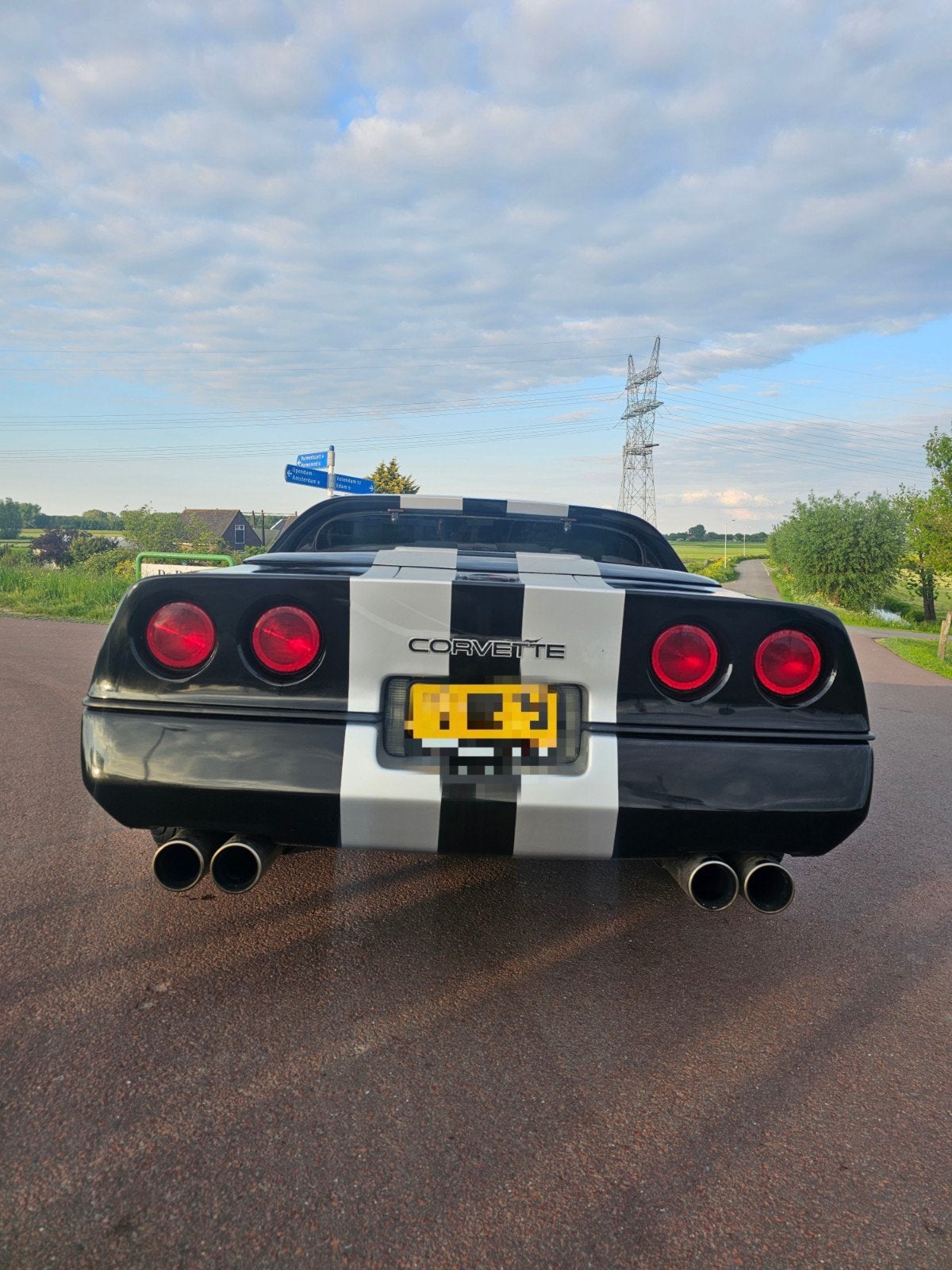Chevrolet Corvette C4 Convertible K6 75500km 1985 Oldtimer, Auto's, Chevrolet, 249 pk, Leder en Stof, Zwart, Corvette