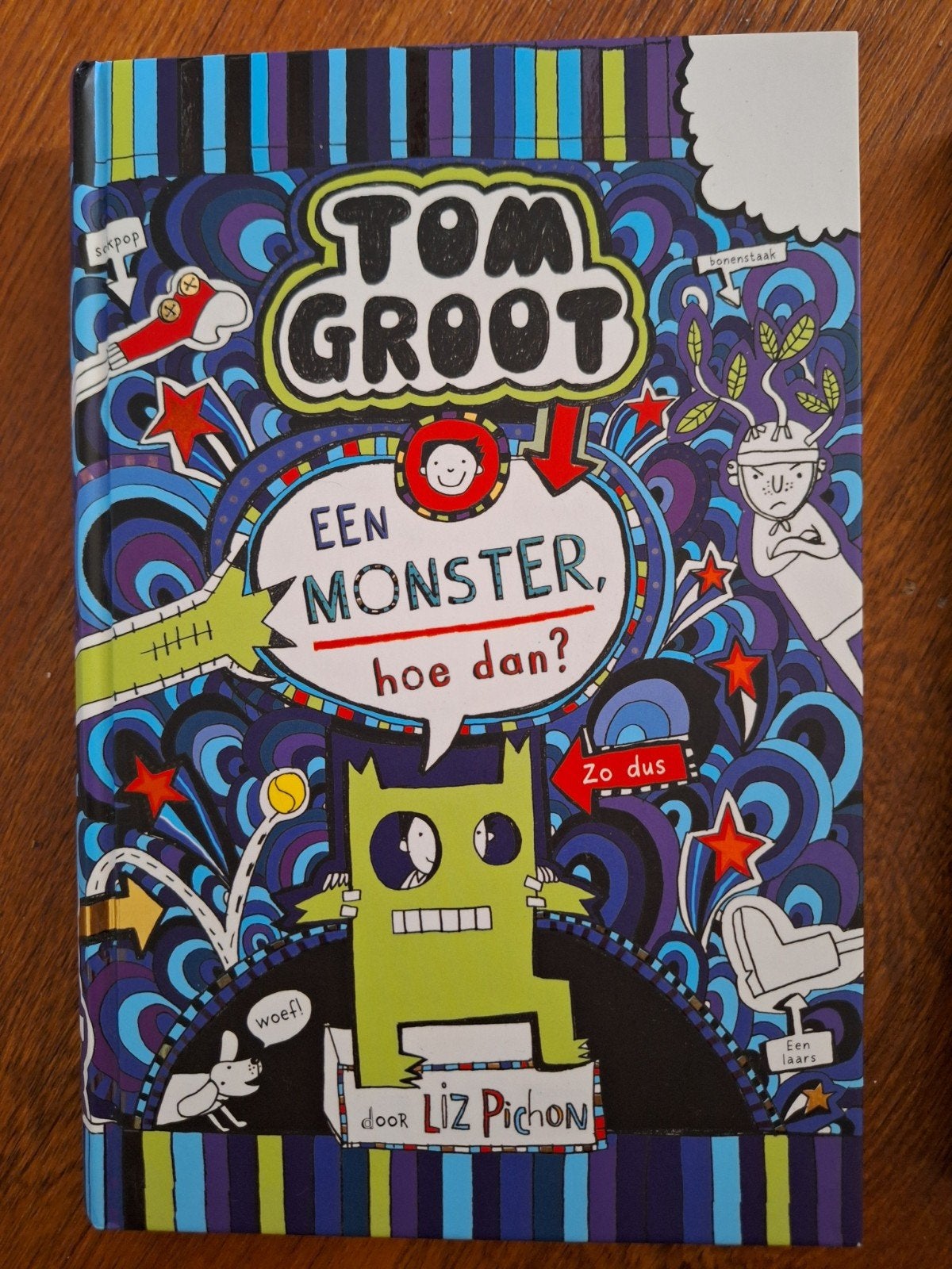 Tom Groot: Een Monster, Hoe Dan? - Deel 15, Ophalen of Verzenden, Zo goed als nieuw, Liz Pichon, Fictie