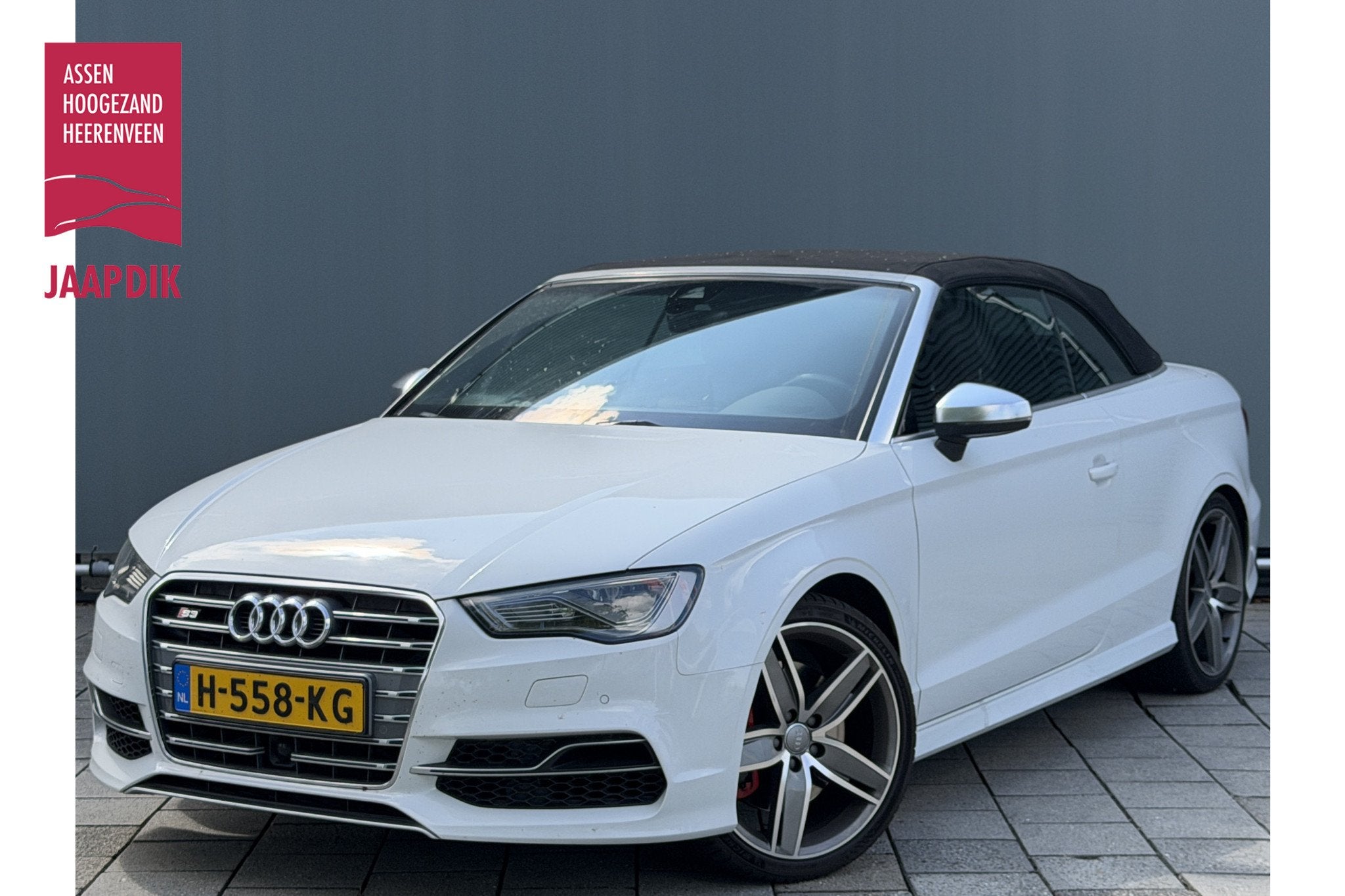 Audi A3 Cabriolet BWJ 2016 | 2.0TFSI 301PK S3 quattro AUTOMA, Auto's, Audi, Automaat, Gebruikt, Wit, Bedrijf