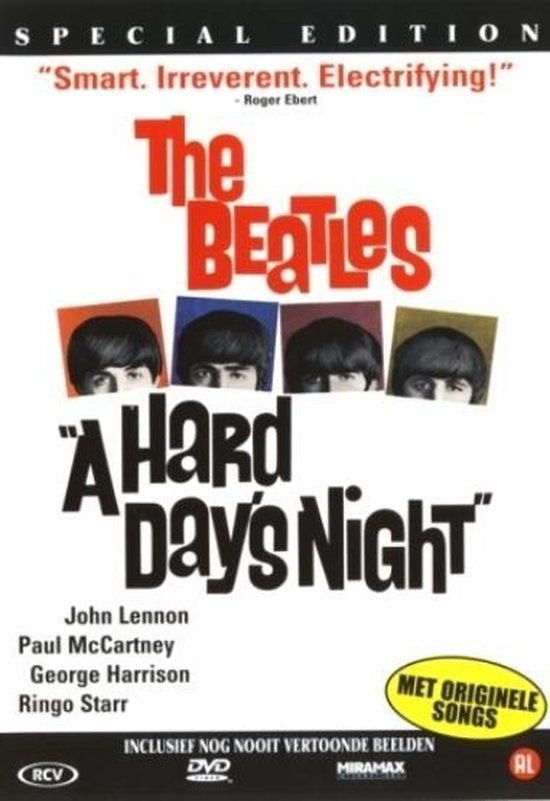 DVD A HARD DAY'S NIGHT THE BEATLES REMASTERED RESTORED, Alle leeftijden, Verzenden, Zo goed als nieuw