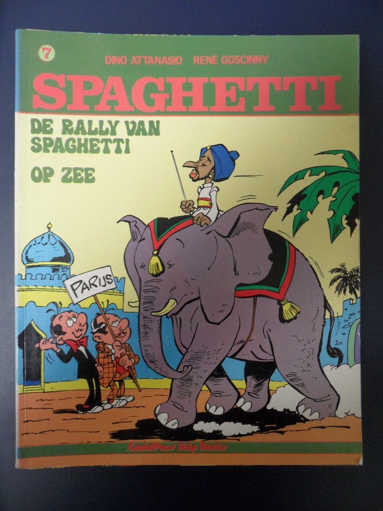 Spaghetti. Nr 7 De rally van Spaghetti / Op zee., Eén stripboek, Ophalen of Verzenden, Gelezen