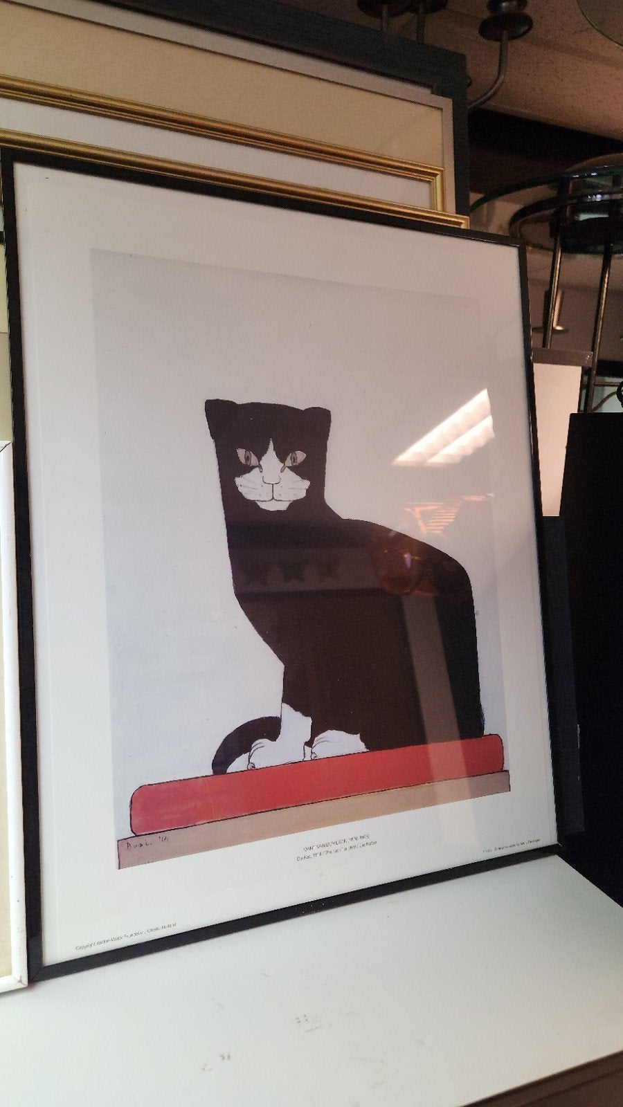 Bart van der Leck - De Kat (1914) ingelijste print, Ophalen