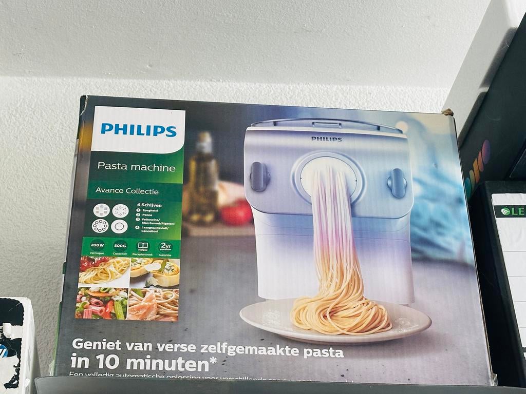 Philips Pastamachine Avance Collectie - Verse Pasta, Ophalen of Verzenden, Zo goed als nieuw