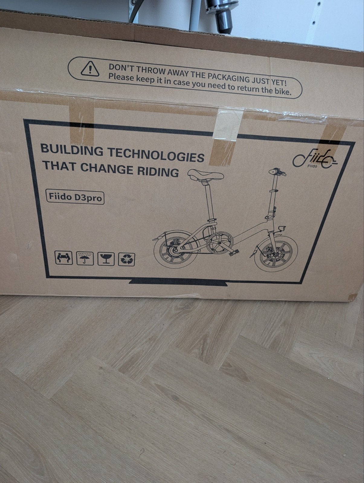 Fiido D3 Pro - Nieuw in doos, ongebruikt, 14 tot 16 inch, Versnellingen, Nieuw, Deels opvouwbaar