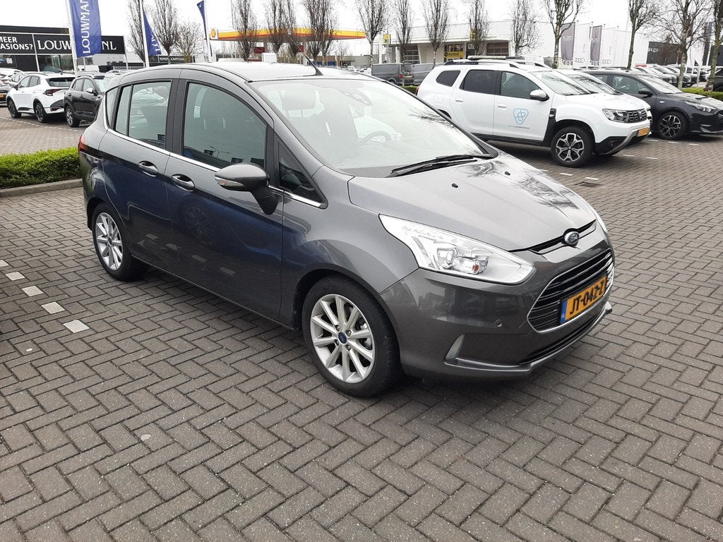 Ford B-MAX 1.0 EcoBoost Titanium | Trekhaak | 1e Eigenaar |, Auto's, Ford, Voorwielaandrijving, 12 maanden, Gebruikt, Origineel Nederlands