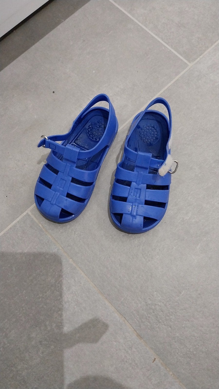 Blauwe  kunststof Hema waterschoentjes  24, Kinderen en Baby's, Babykleding | Schoentjes en Sokjes, Schoentjes, Jongetje of Meisje