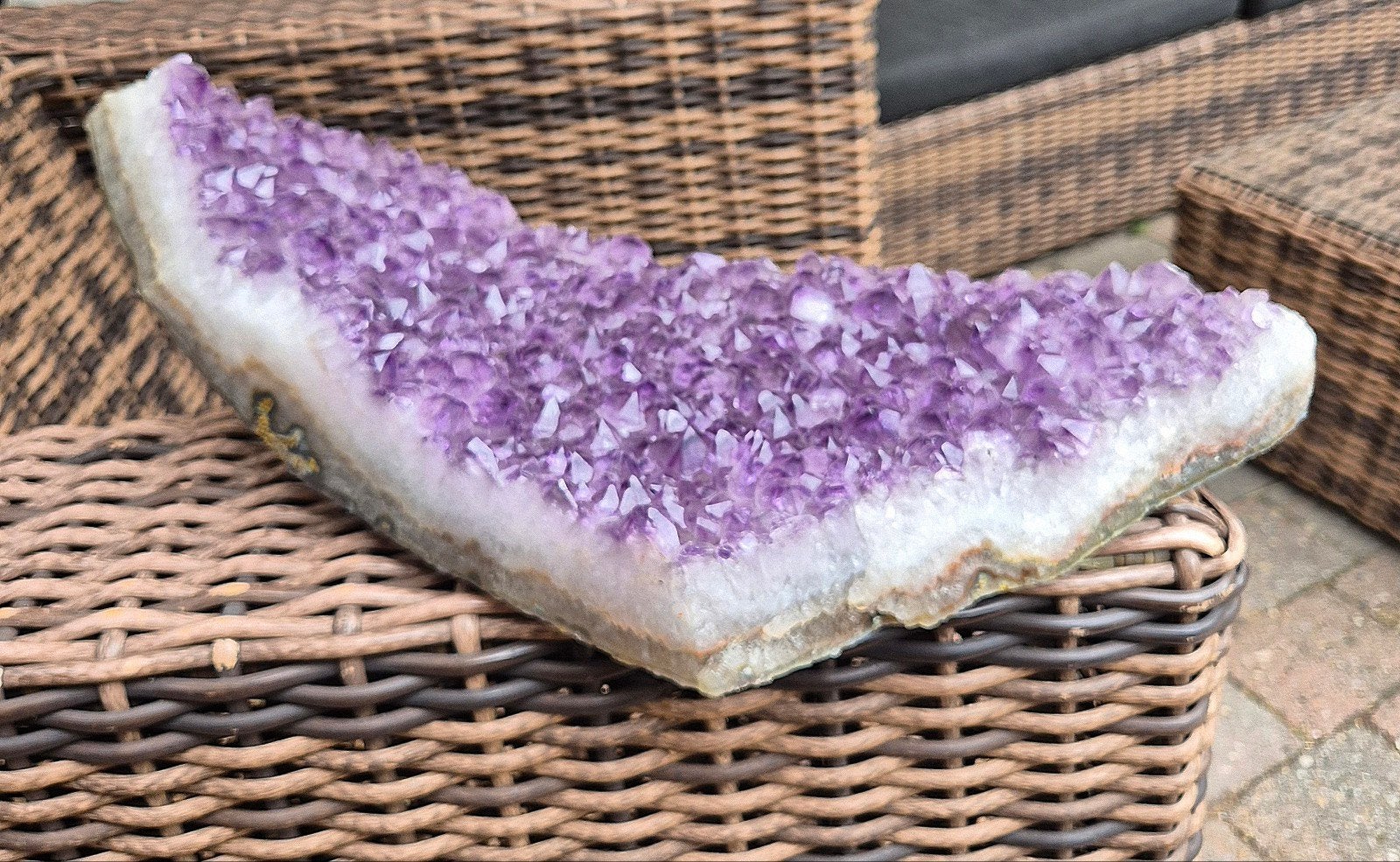 Amethist Geode Cluster 8 Kilo, Ophalen, Mineraal