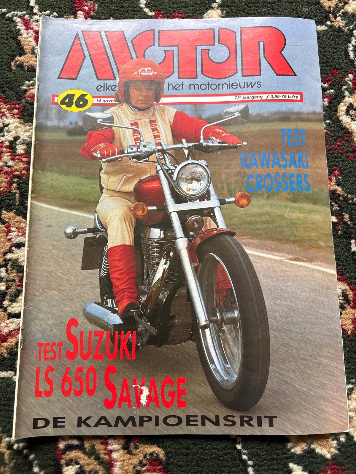 Motor Magazine 46 - Test Suzuki LS 650 Savage, Ophalen of Verzenden, Gelezen, Algemeen