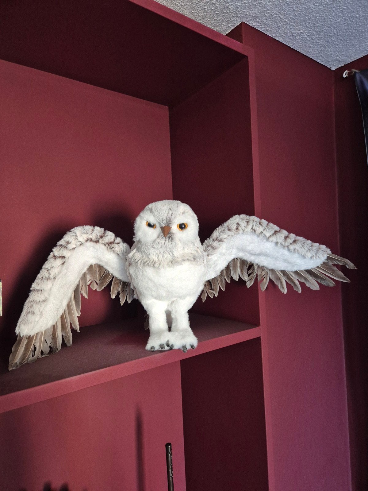 Harry Potter Hedwig knuffel - Zo goed als nieuw, Ophalen, Zo goed als nieuw, Overige typen
