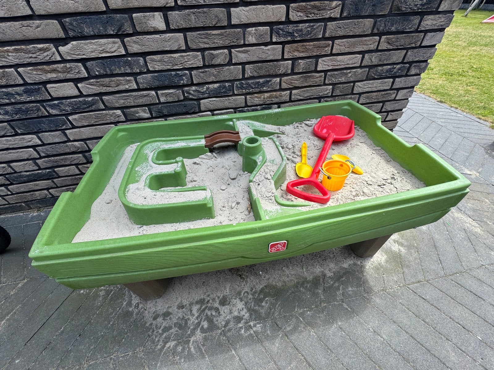 Step2 Zandbak met speelbaan, Ophalen, Gebruikt