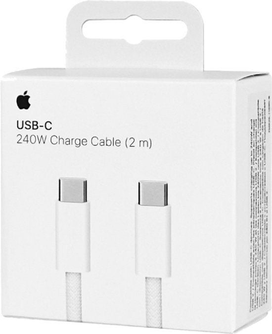 USB-C Oplader 2M, USB-C, Nieuw, Oplaadkabel, Apple