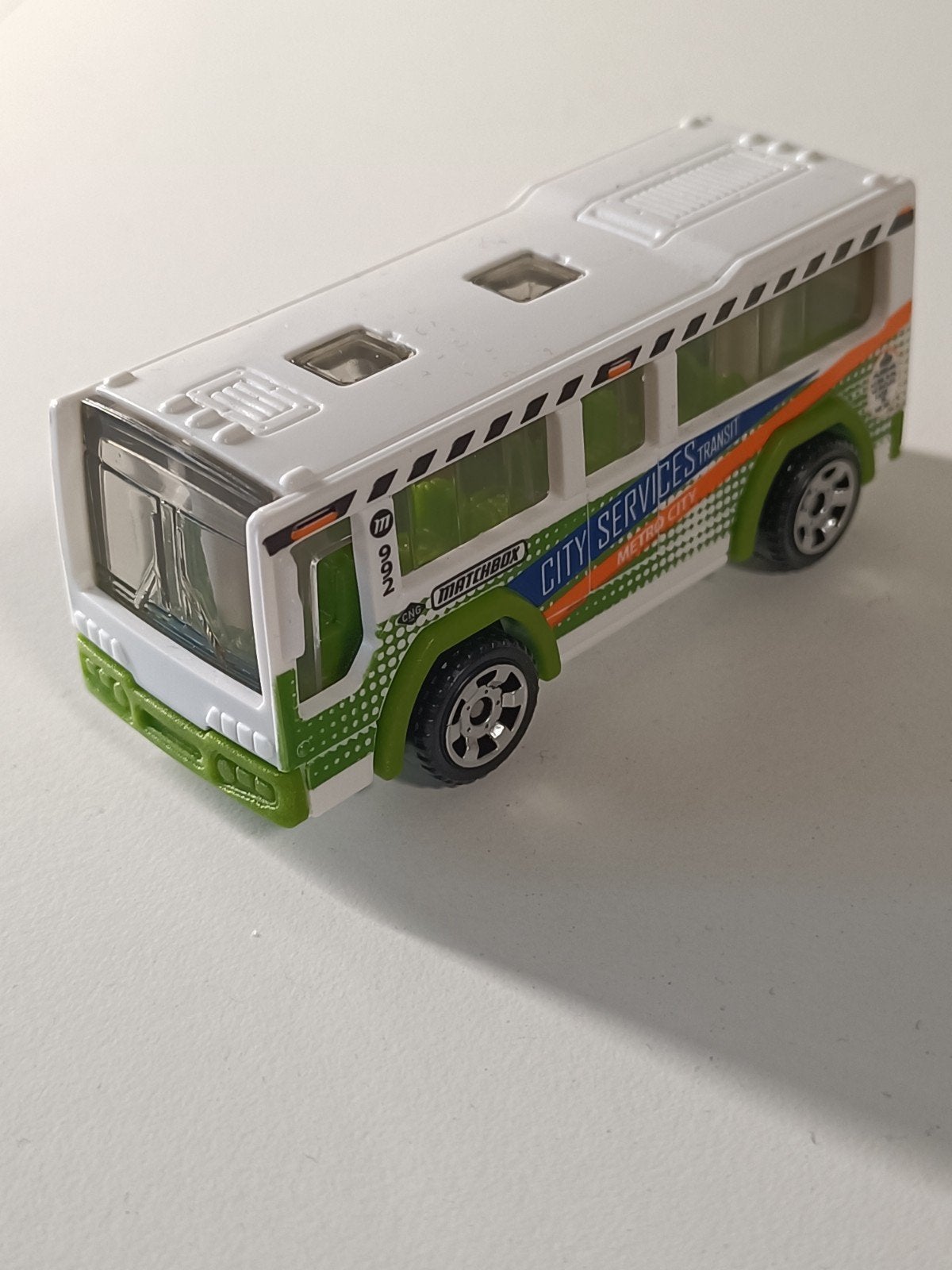 Matchbox City Services Transit Bus Speelgoedbus, Ophalen of Verzenden, Zo goed als nieuw