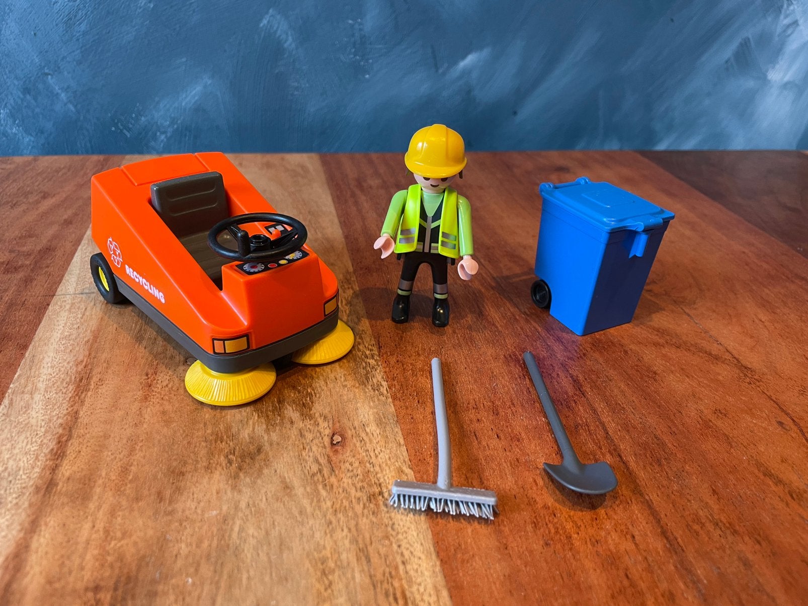 Playmobil mini veegwagen, Kinderen en Baby's, Ophalen, Zo goed als nieuw
