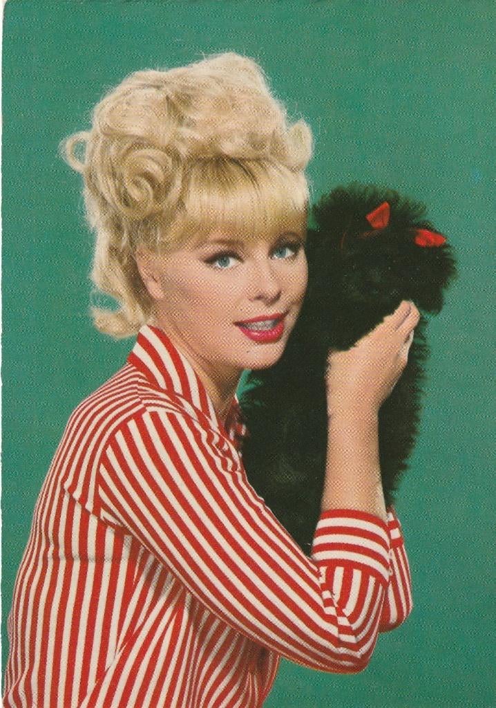 Oude Kaart Elke Sommer, Verzenden, 1940 tot 1960, Ongelopen, Sterren en Beroemdheden