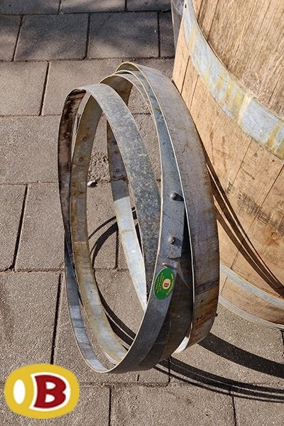 wijnvat ringen, 150 liter of meer, Verzenden, Gebruikt, Metaal