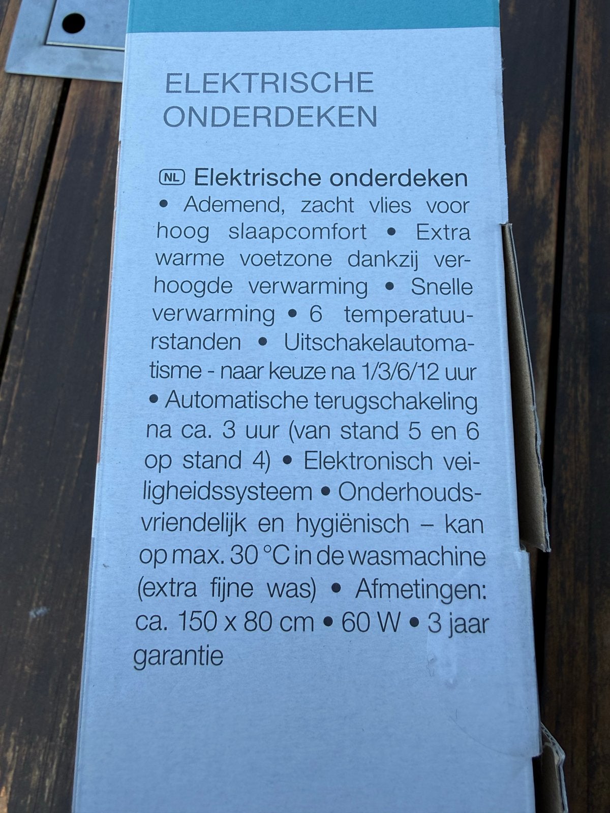 Sanitas SWB 55 Elektrische Onderdeken - Warm en Comfortabel, Kinderen en Baby's, Ophalen, Overige merken, Jongetje of Meisje, Wit
