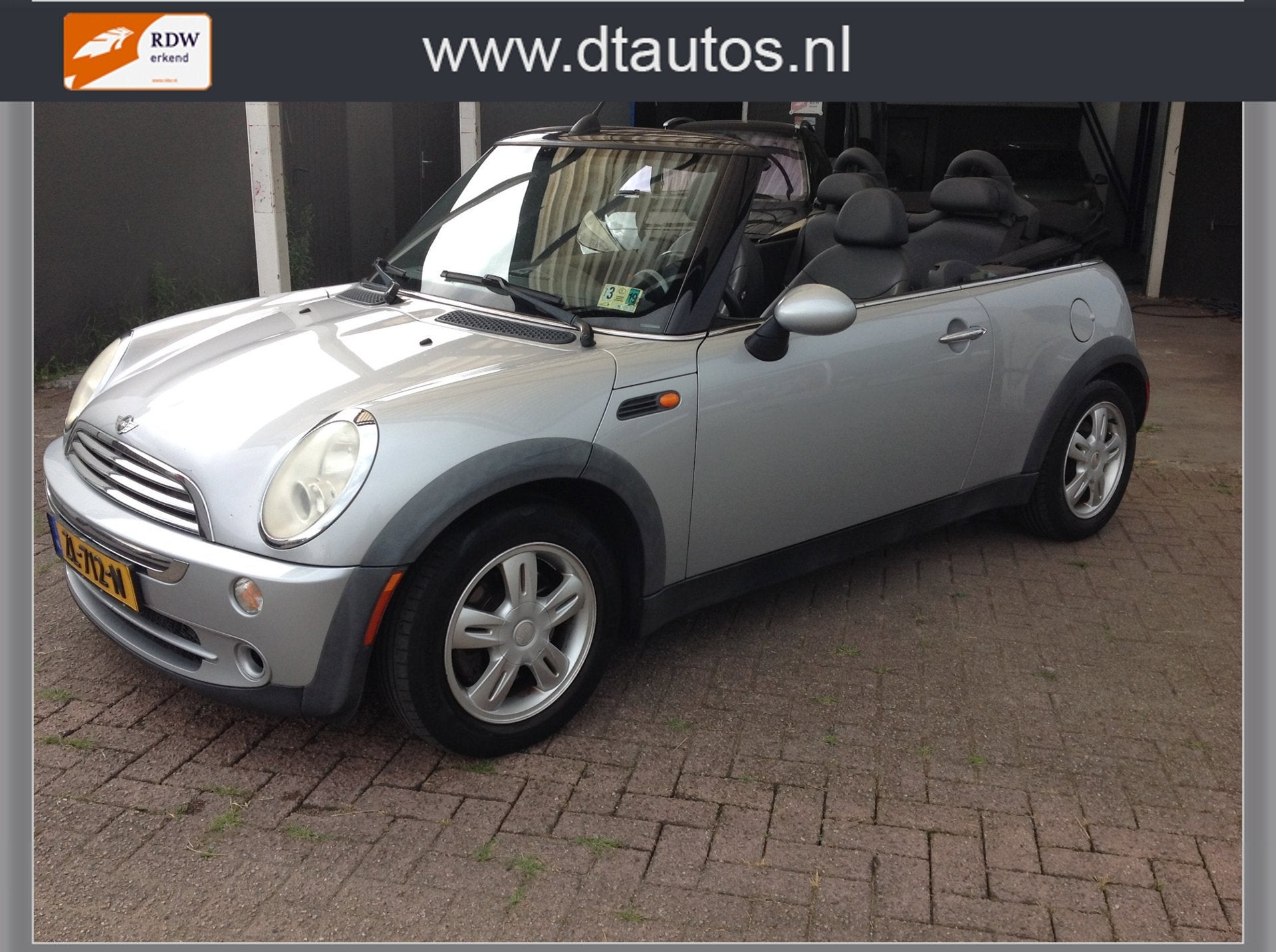 Mini Cabrio 1.6 Cooper Chili airco niewe apk, Auto's, Mini, Voorwielaandrijving, Gebruikt, 4 cilinders, Cabriolet