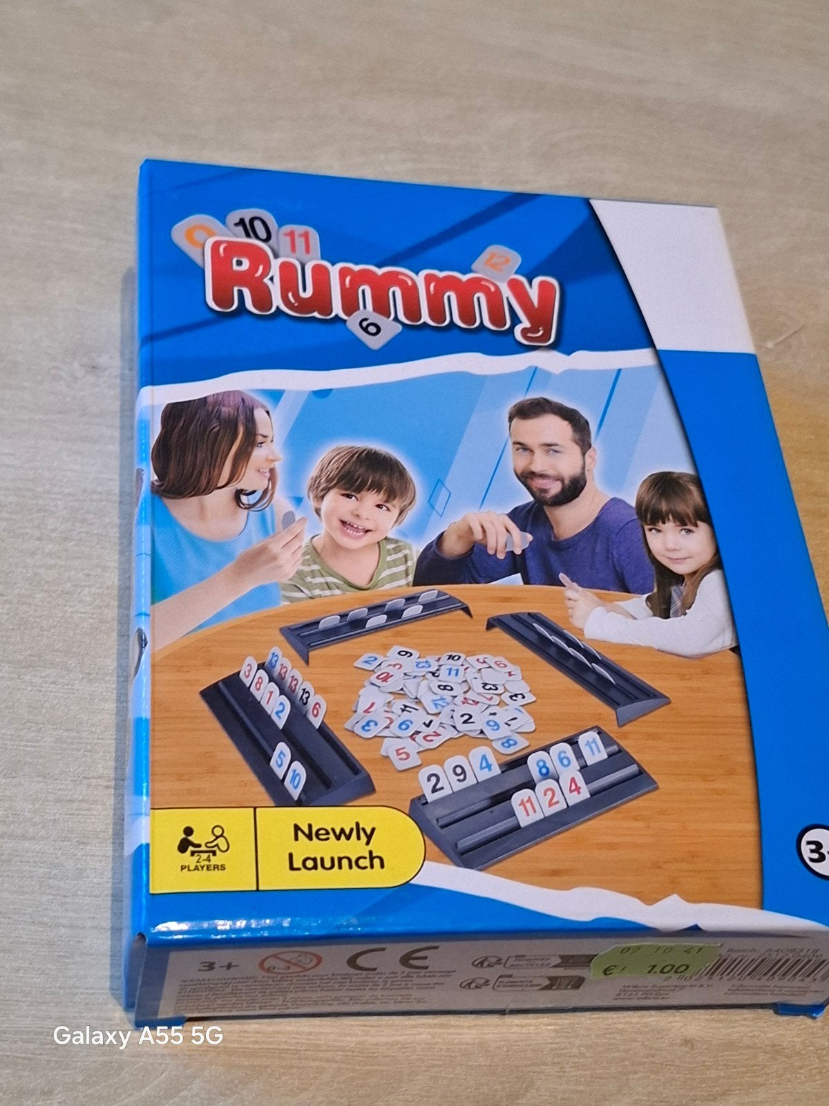 Rummy gezelschapsspel - Nieuw in doos!, Hobby en Vrije tijd, Onbekend, Onbekend, Nieuw, Ophalen of Verzenden