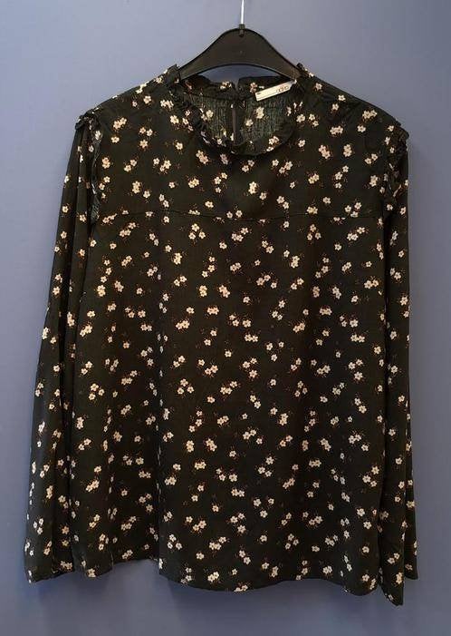 Aaiko top / blouse zwart + bloemetjes France mt XL nr 39355, Kleding | Dames, Aaiko, Aaiko, ., Zwart