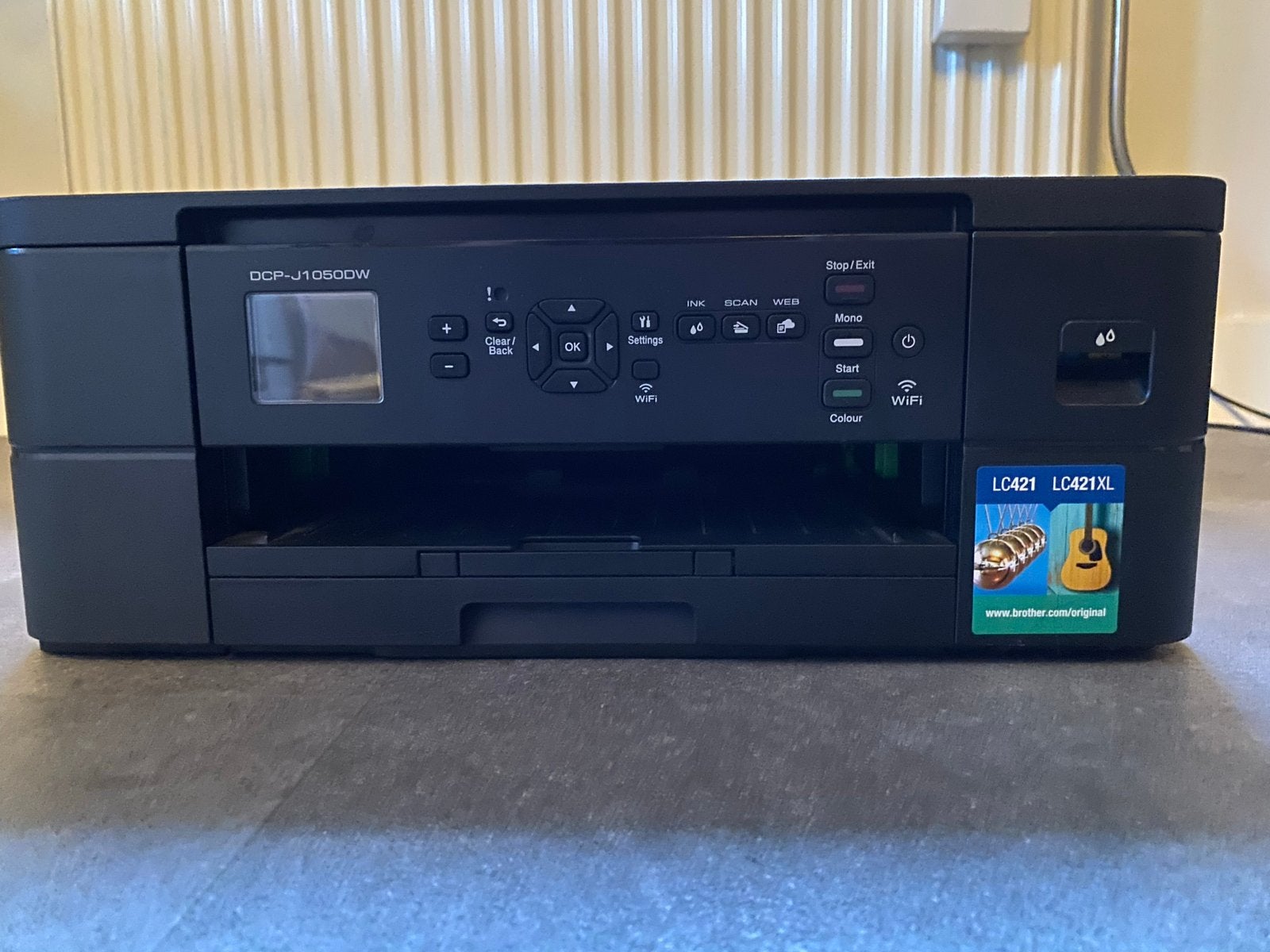 Brother DCP-J1050DW All-in-One Inkjetprinter met Wifi, Computers en Software, Printers, Zo goed als nieuw, All-in-one, Inkjetprinter