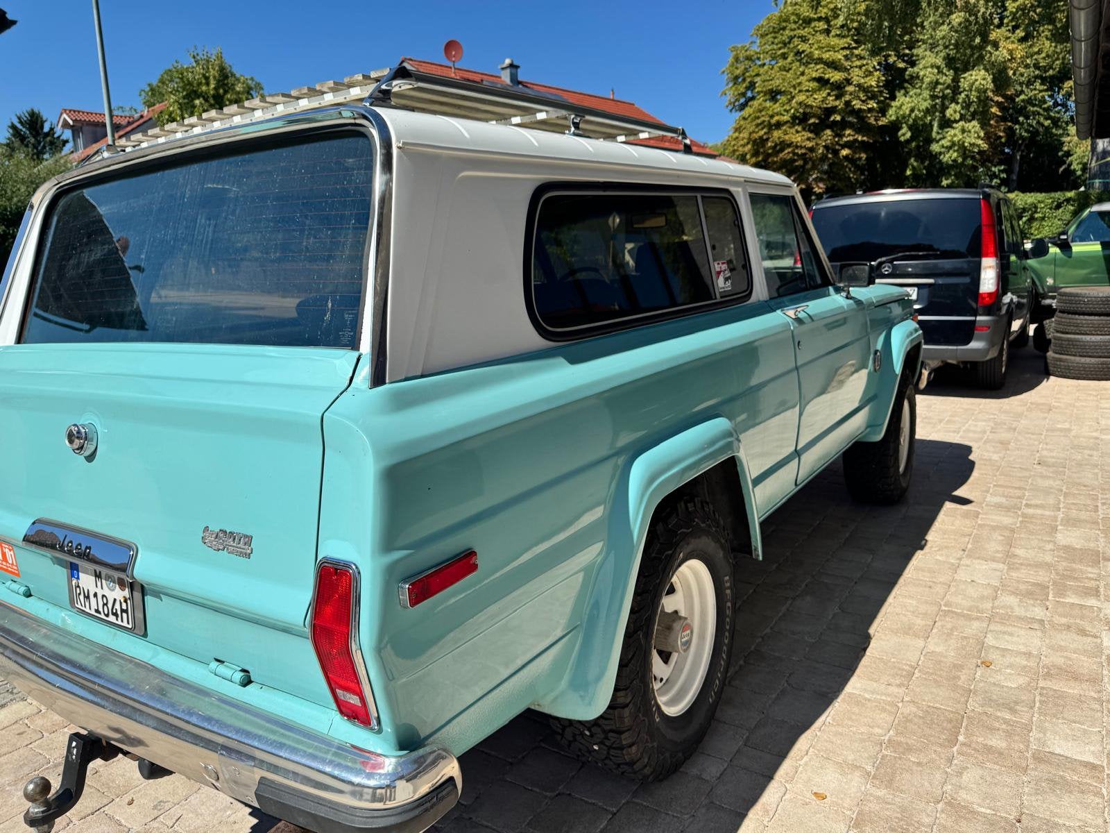 ‼️JEEP WAGONEER CHIEF 5.9 V8 1985 BELASTINGVRIJ RIJDEN ‼️, Leder, Bedrijf, 5900 cc, SUV of Terreinwagen