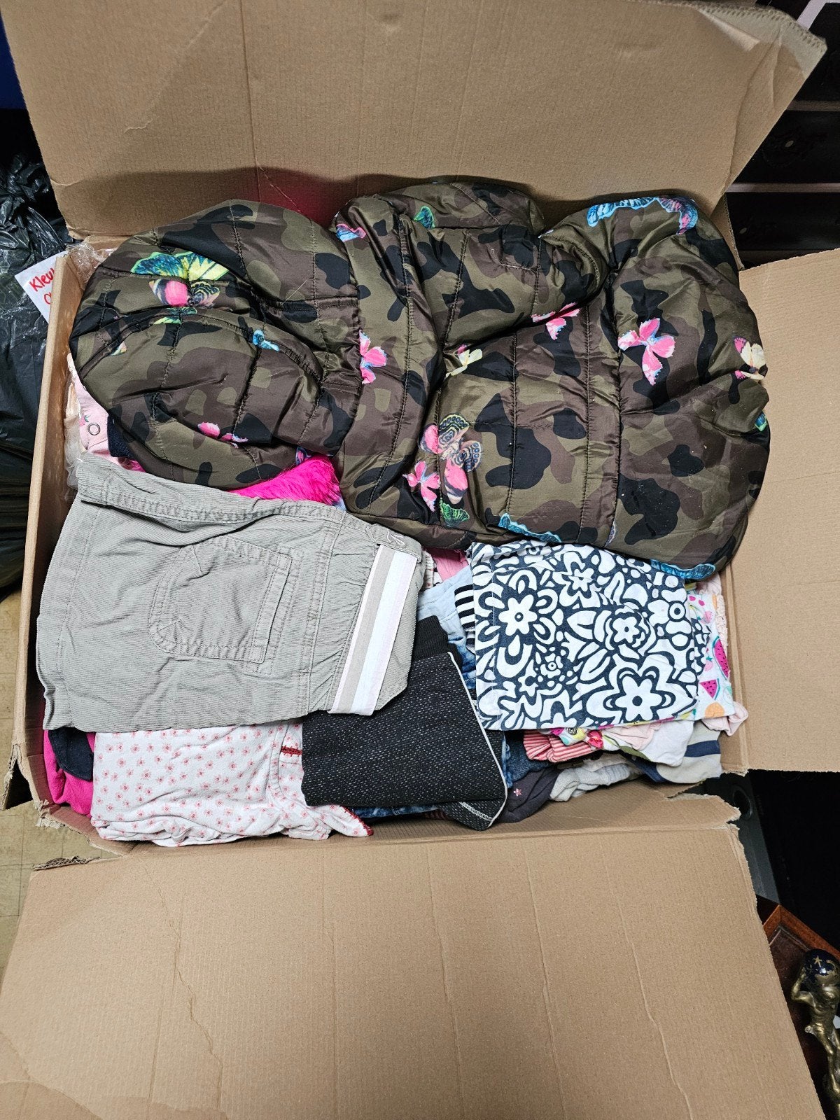 Grote doos meisjes kleding maat 50 t/m 86, Ophalen, Maat 50