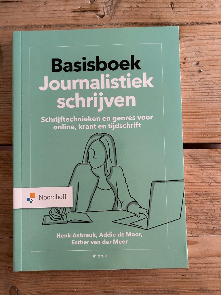 Basisboek Journalistiek schrijven, Boeken, Zo goed als nieuw, Noordhoff Uitgevers, Alpha, HBO