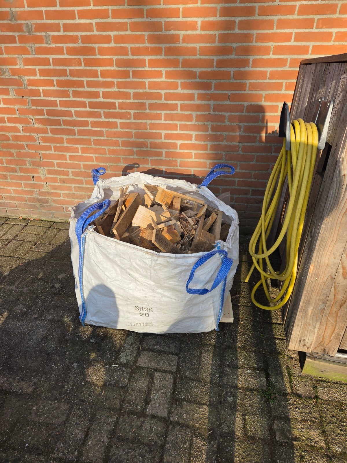 Droog stookhout voor vuurkorf/openhaard (pallet afval), Minder dan 3 m³, Ophalen of Verzenden, Overige houtsoorten, Blokken