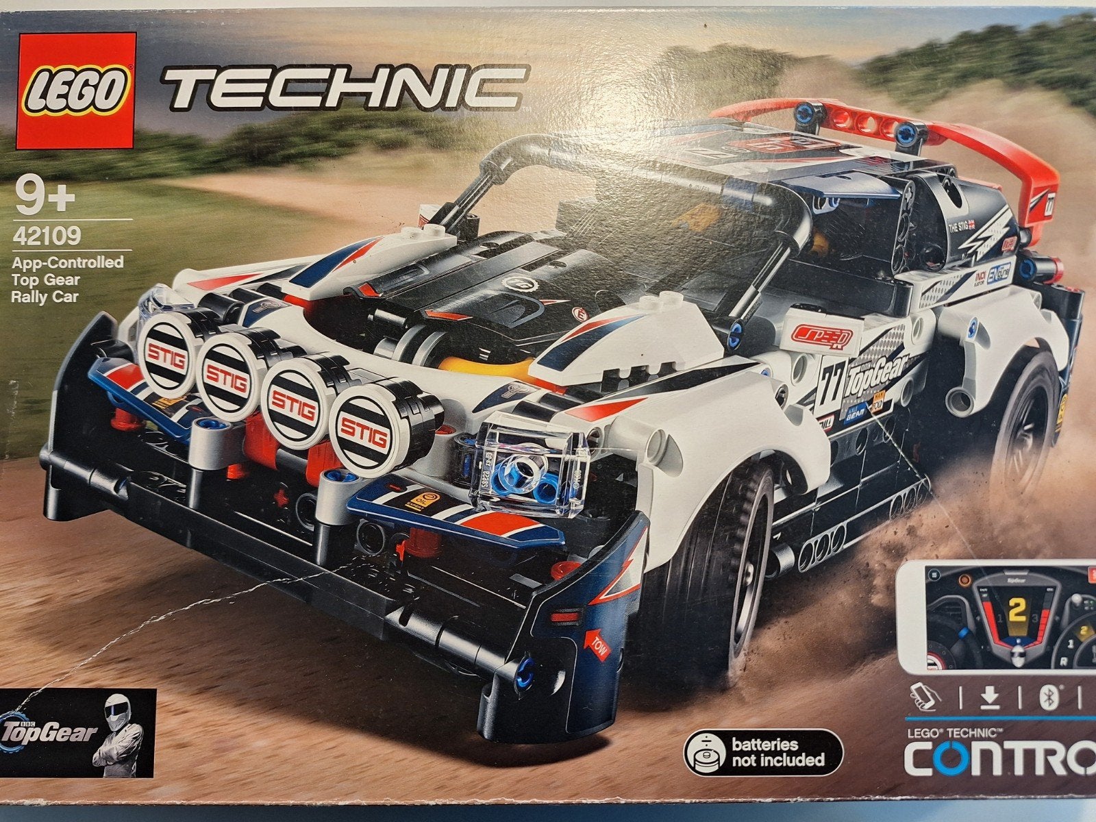 LEGO Technic 42109 App-Controlled Top Gear Rally Car, Inclusief instructies, Lego, Ophalen of Verzenden, Zo goed als nieuw
