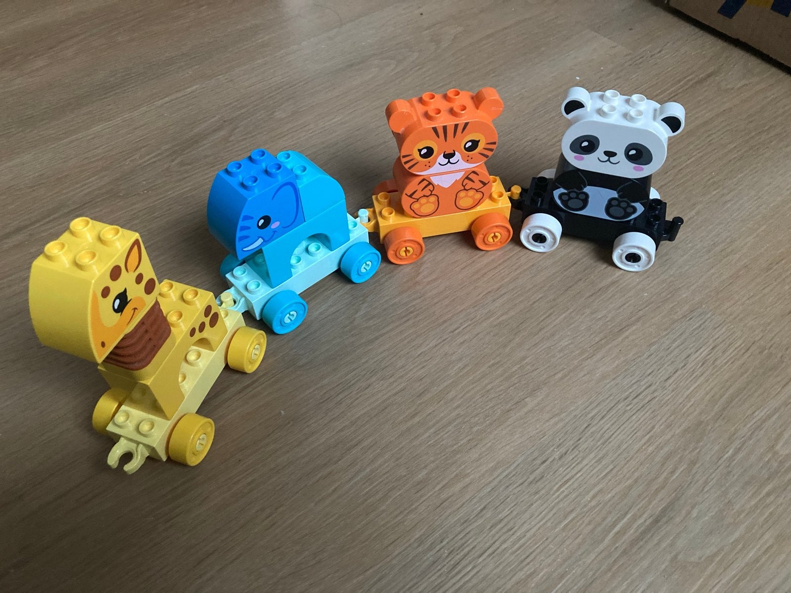 Lego Duplo Dieren Trein (Panda, Tijger, Olifant, Giraffe), Ophalen of Verzenden, Gebruikt, Overige merken