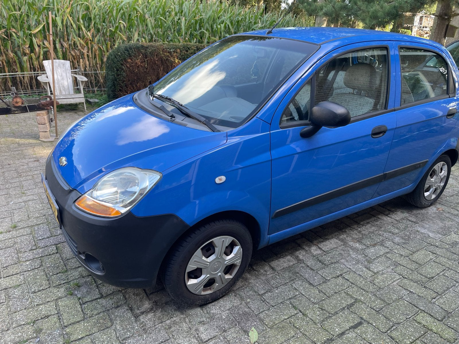 Chevrolet Matiz 0.8 2007 Blauw, Auto's, Voorwielaandrijving, Blauw, Origineel Nederlands, 19 km/l