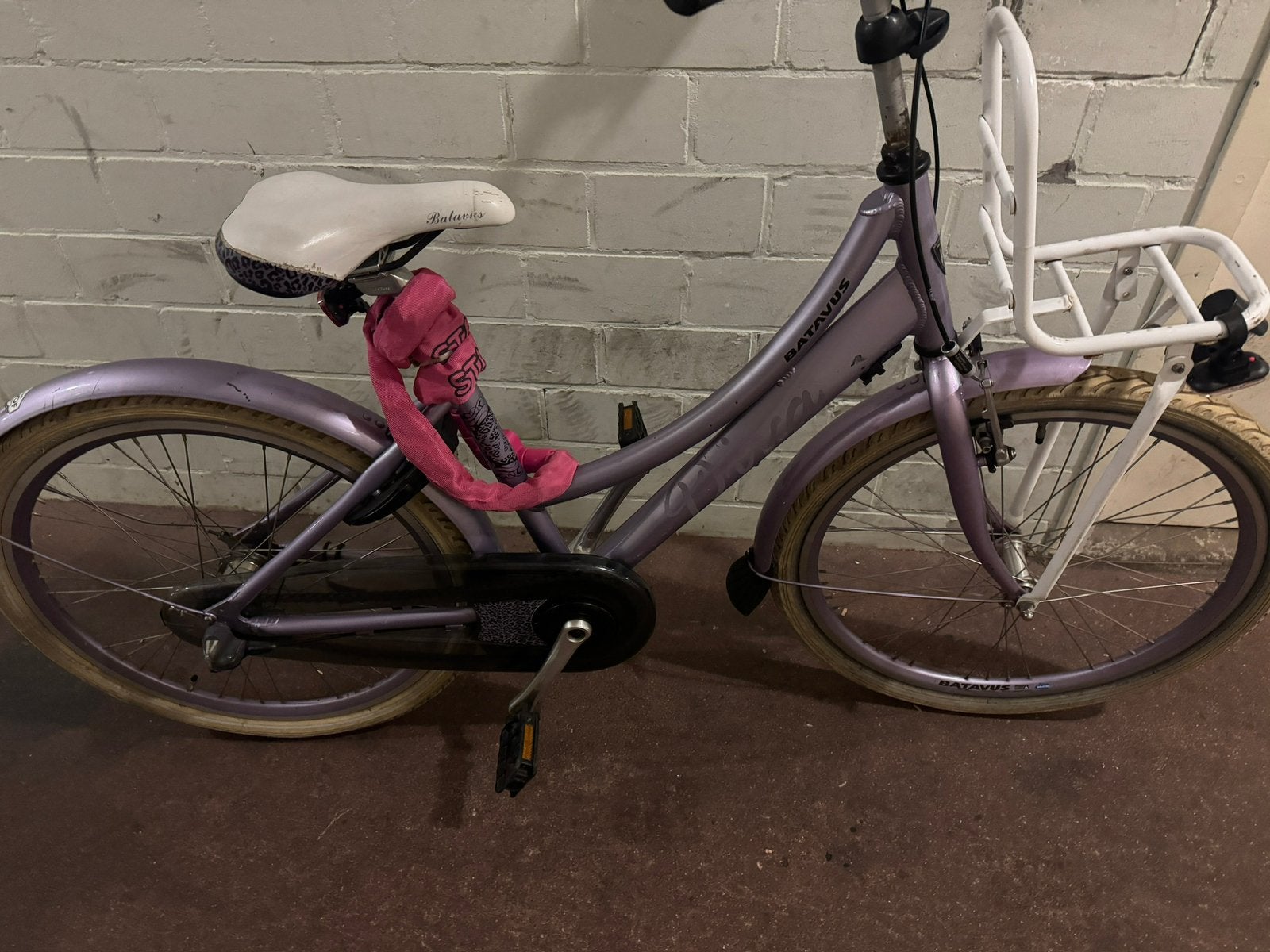 Batavus kinderfiets, Ophalen, 20 inch, Handrem, Zo goed als nieuw